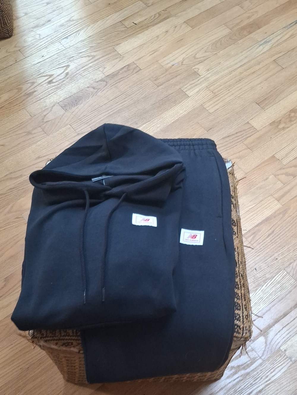 New Balance Black Hoodie and Joggers Set